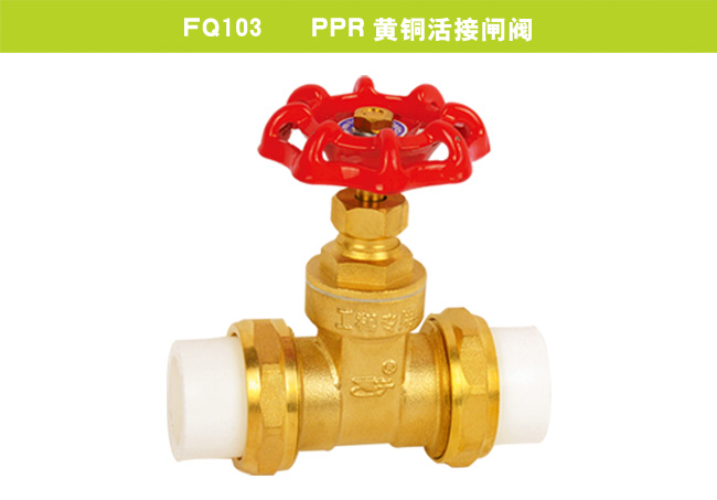 FQ103    PPR黃銅活接閘閥